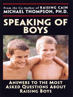 cover image of Speaking of Boys